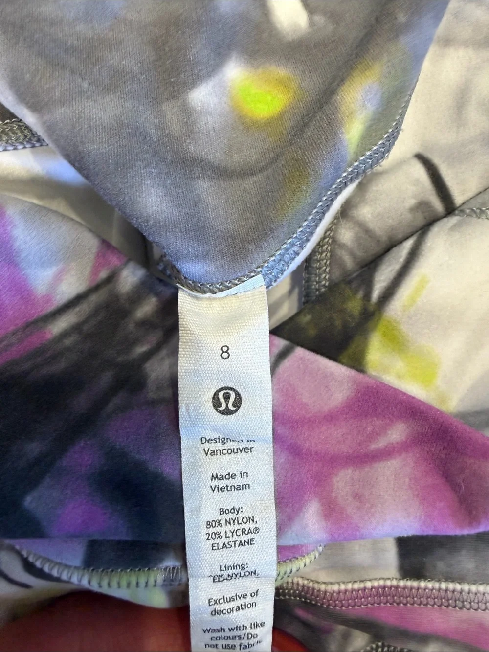 lululemon athletica Throwback Print High-Rise Bike Shorts